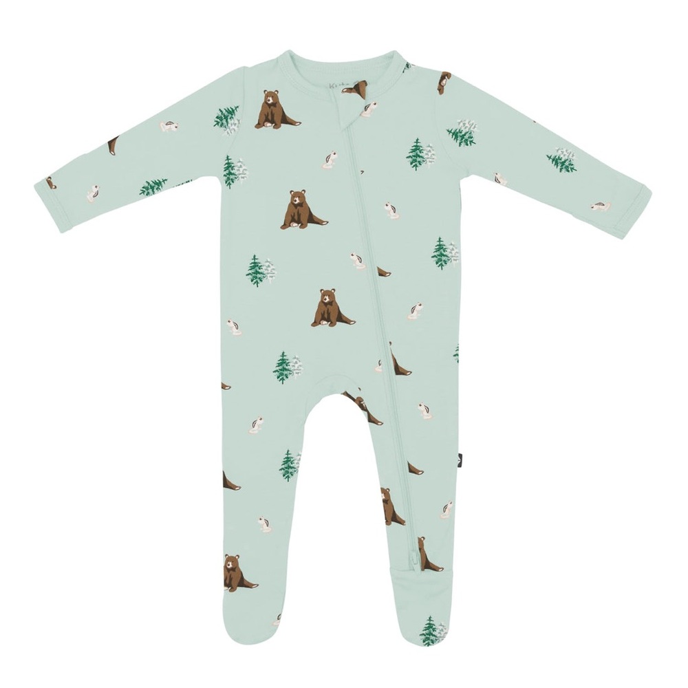 Zippered Footie in Trail Kyte baby